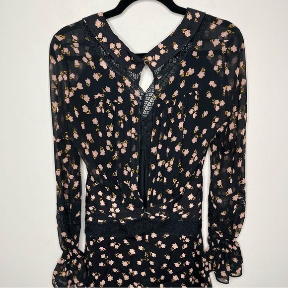 Self-Portrait Twist Front Ditsy Dress 6 - Picture 4 of 8